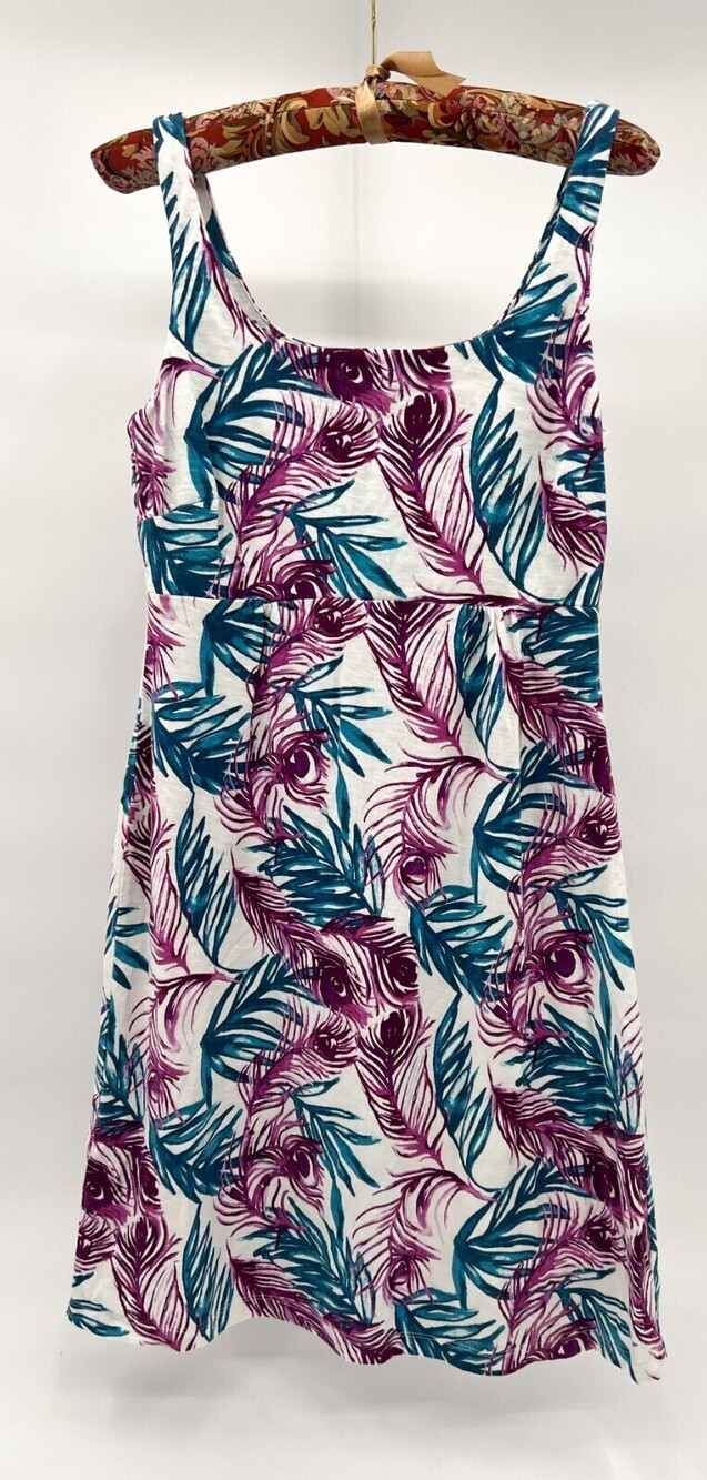 Tommy Bahama Dress Womens Extra Small Knit Floral Strap Knee Length